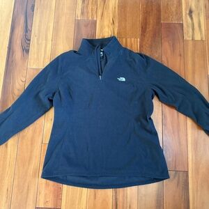 Women's Spyder 3/4 Zip lightweight Fleece like jacket Black  XXL